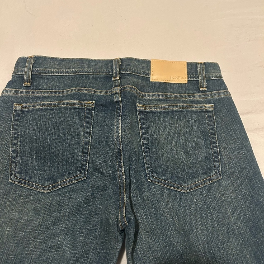 J. Crew Women's Dark Blue Straight Leg Jeans - Picture 6 of 9